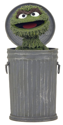 Sesame Street Ultimate Action Figure Oscar the Grouch 18 cm [3]