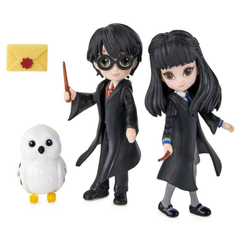 Set 2 Figurine Harry Potter Magical Minis - Harry Potter si Cho Chang [2]