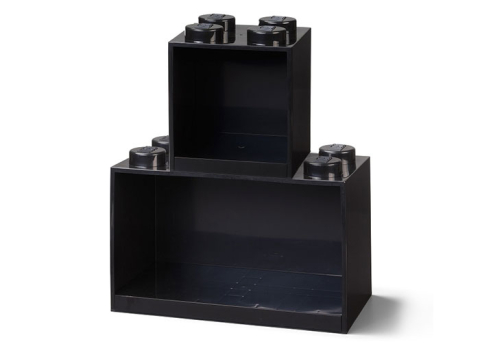 LEGO - Set 2 rafturi Caramida LEGO - Negru