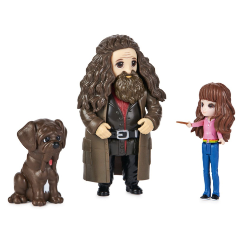 Set 3 Figurine Harry Potter - Hermione, Hagrid si Fang [3]