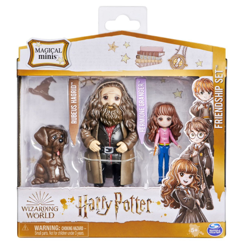 Noutati - Set 3 Figurine Harry Potter - Hermione, Hagrid si Fang