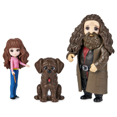 Set 3 Figurine Harry Potter - Hermione, Hagrid si Fang [2]