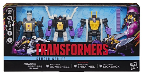 Noutati - Set 3 Figurine Transformers Insecticons Studio Series Hasbro 14 cm