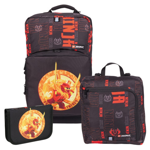 Ghiozdane si rechizite - Set 3 Piese LEGO Ninjago Dragon Energy