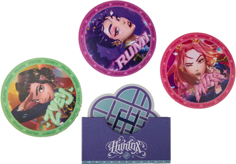 Noutati - Set 4 Suporturi Pahar K-Pop Demon Hunters HUNTR/X