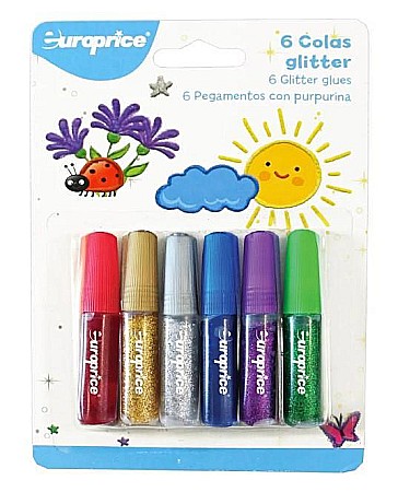 Rechizite, Creativitate, Hobby - Set 6 lipici cu sclipici