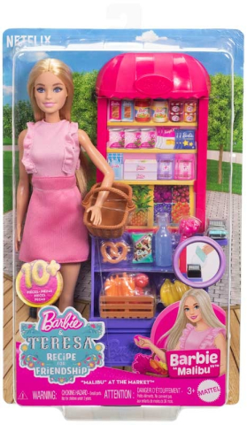 Papusi si Barbie - Set Barbie Malibu la Piata - Barbie & Teresa Recipe for Friendship