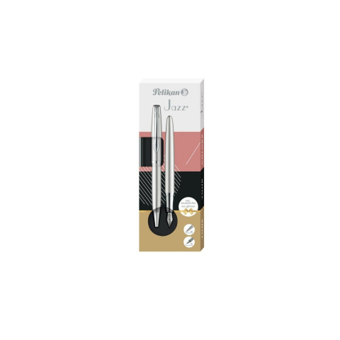 Set cadou stilou si pix Jazz Noble Elegance, argintiu perlat, Pelikan [6]