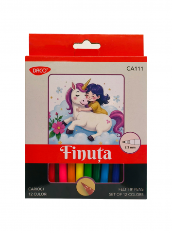 Rechizite, Creativitate, Hobby - Set Carioci Finuta 12 Culori – DACO
