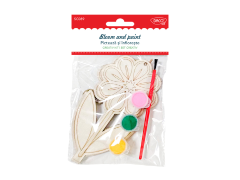 Craft - Set creativ DACO SC089 Picteaza si Infloreste