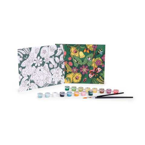 Set creativ Picteaza cu numere Variatii botanice, Moulin Roty [4]