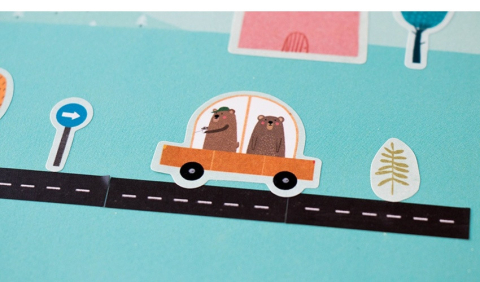 Set cu abtibilduri repozitionabile Urban, Londji [4]