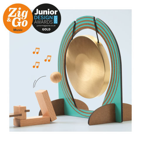 Set de constructie trasee Zig & Go Muzica 52 piese, Djeco [3]