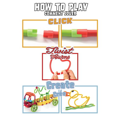 Set de construit cu magnet Spaghetteez 100 piese [4]