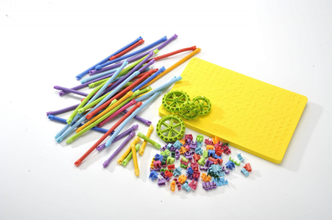 Set de construit cu magnet Spaghetteez 100 piese [3]