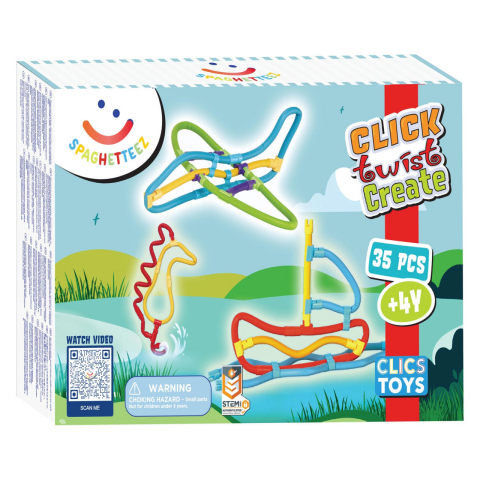 Set de construit cu magnet Spaghetteez 35 piese [0]