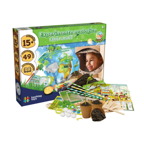 Educative - Set experimente ecologice Green Science Hashtag Toys 6+ educativ STEM