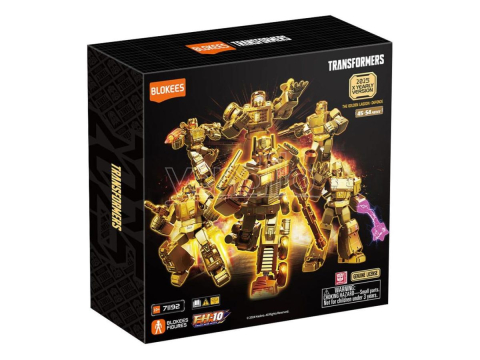 Figurine - Set Figurine Construibile Blokees Transformers Golden Lagoon Defense 2025 X Yearly Version