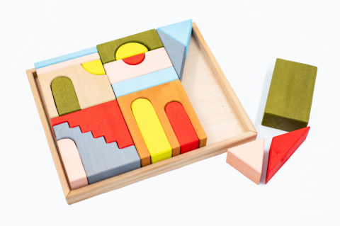 Set Handmade, Constructor din Lemn Mati [1]