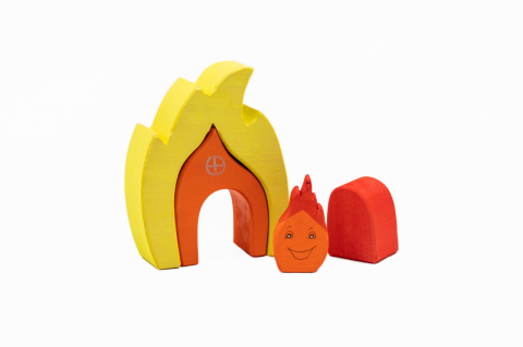 Set handmade Marc toys, Casuta focului [2]