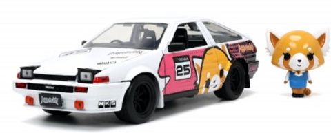 Set Jada Aggretsuko Toyota Trueno AE86 1986 + figurina 1:24 [1]