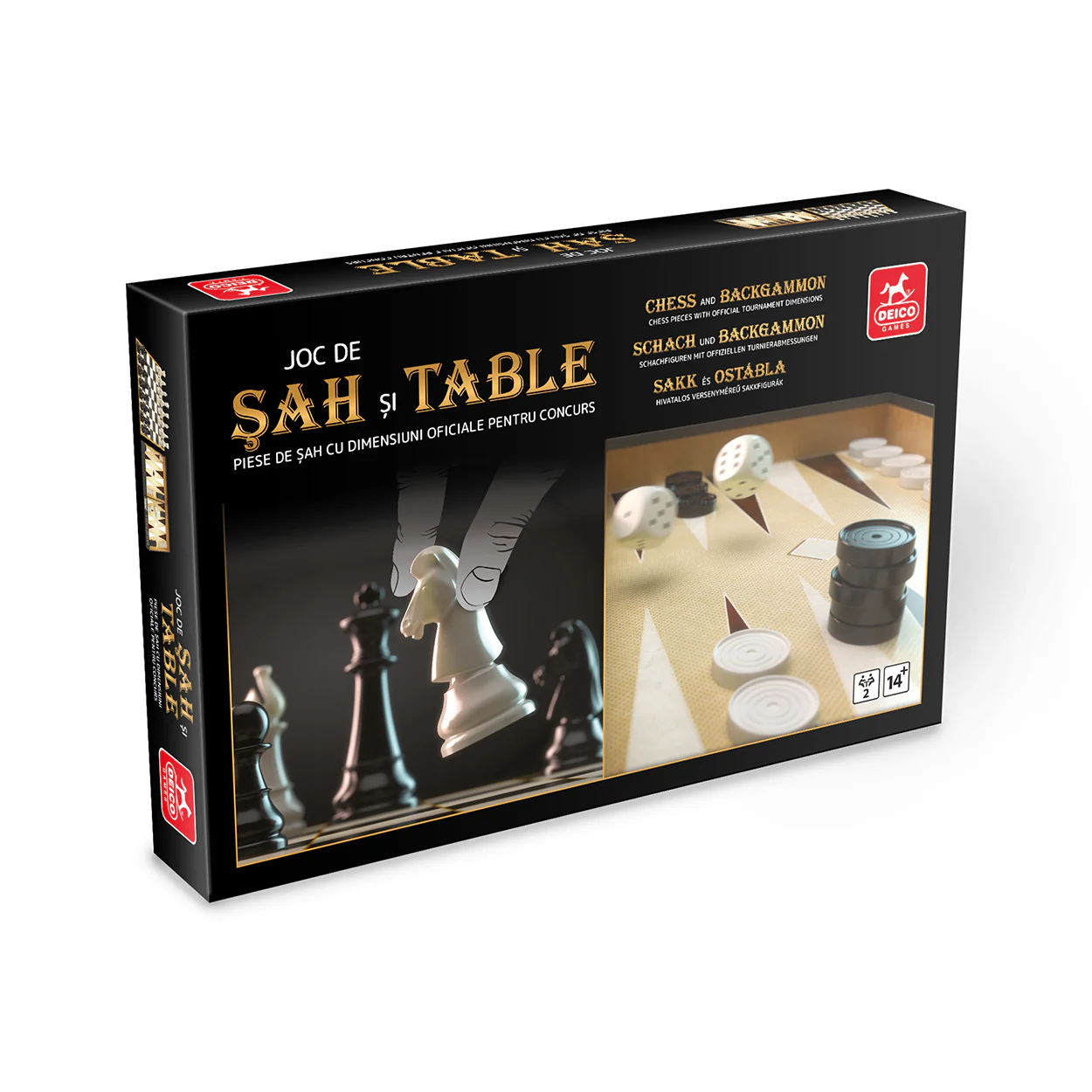 Board Games - Set joc 2 in 1 Sah si Table – ROOVI Classic