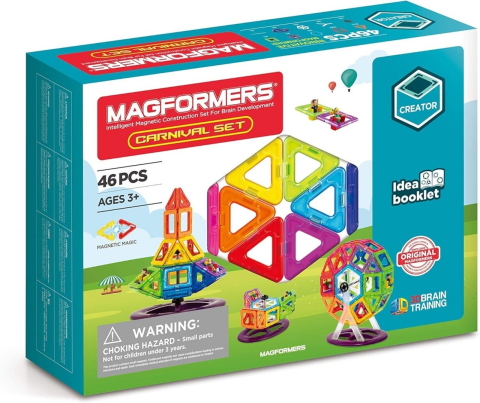 Noutati - Set magnetic de construit Magformers, Carnival Plus, 48 piese