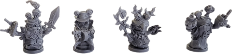 Set Miniaturi Snails Fire in the Shell Expansion 4 Miniatures [1]
