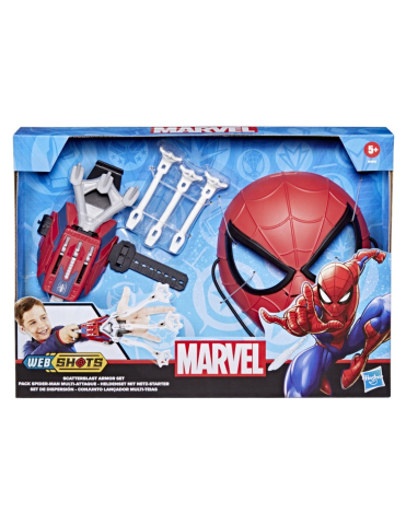 De rol - Set Spider-Man Scatterblast Manusa si Masca cu Proiectile
