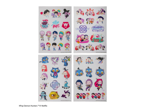Noutati - Set Stickere K-Pop Demon Hunters Huntrix