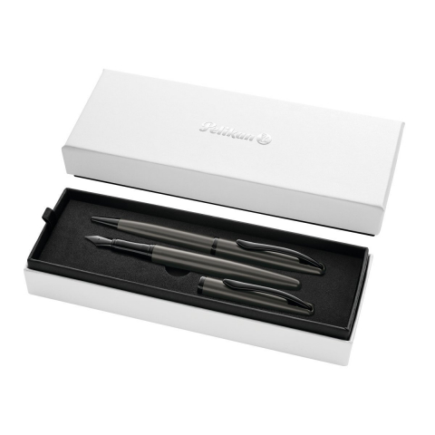 Reduceri - Set stilou + pix Jazz Noble Elegance – penita M, mecanism twist, cutie cadou