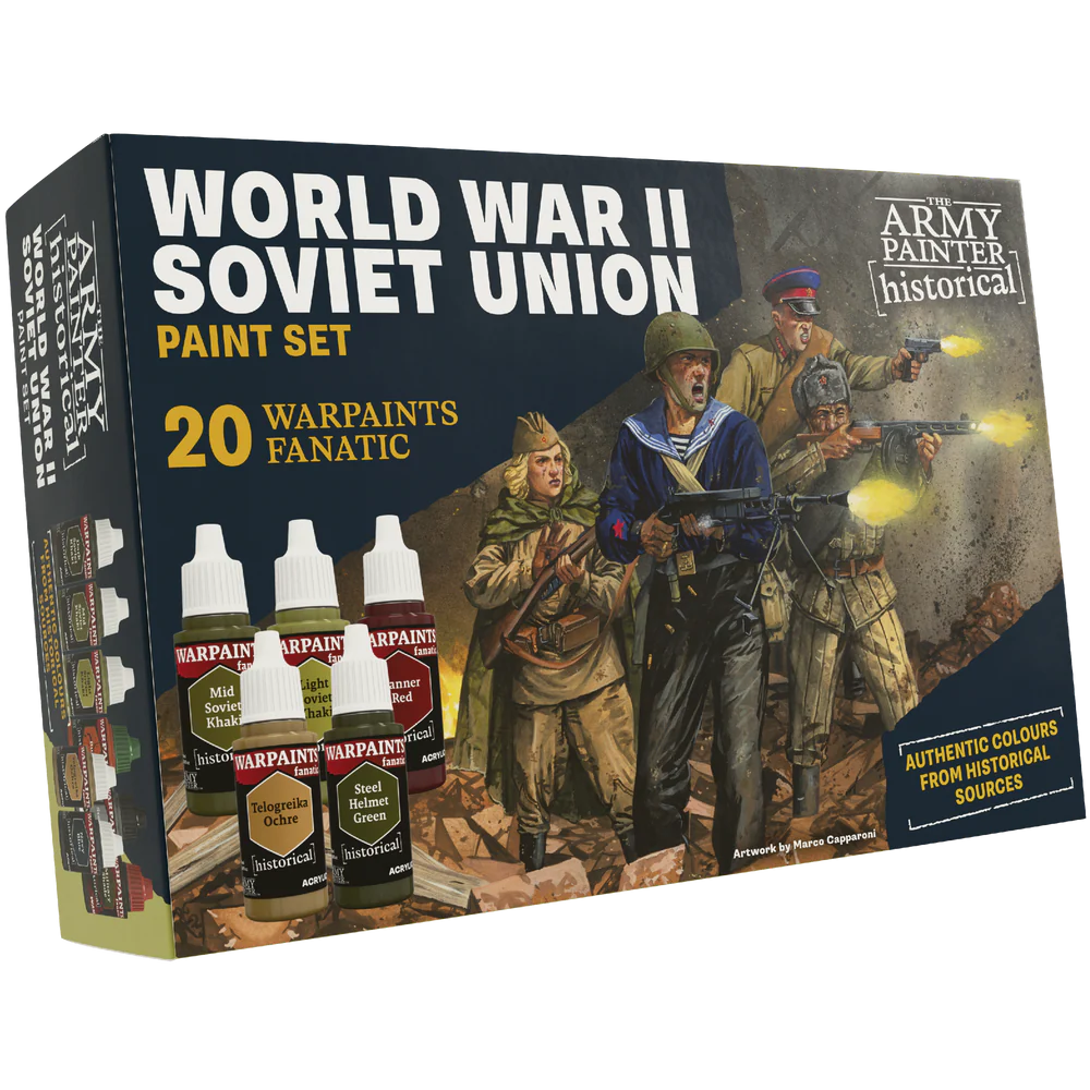 Board Games - Set Vopsele Warpaints Historical WWII Soviet Union The Army Painter
