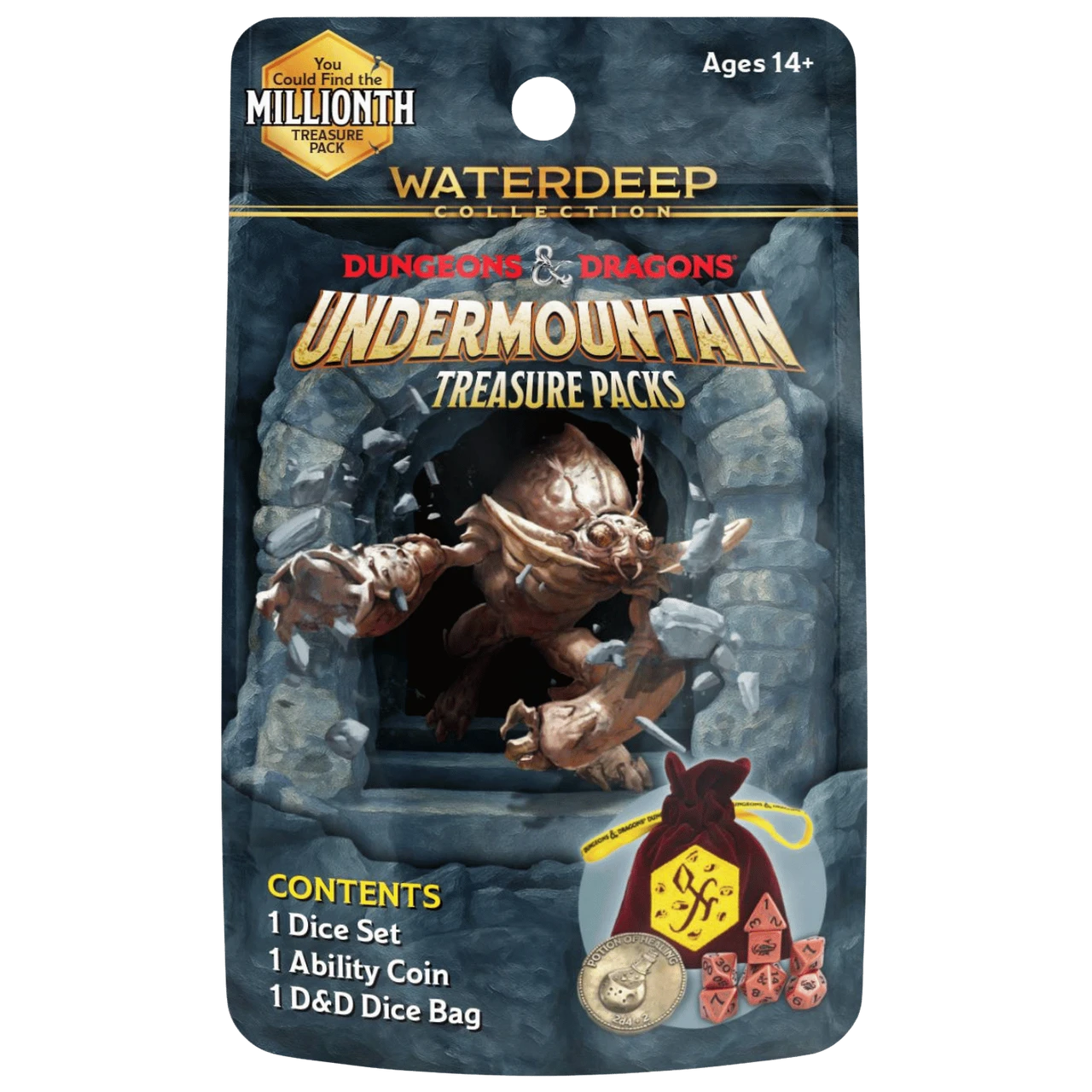 D&D si Alte RPG - Set zaruri D&D Undermountain Treasure Pack Sirius Dice Blind Pack