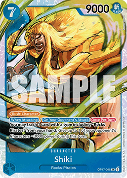 Singles Trading Card Games - Shiki (OP17-048) (V.1) The World’s Strongest Warriors - Singles