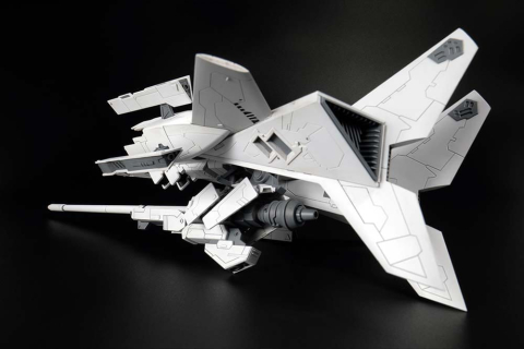 Silpheed Plastic Model Kit 1/100 SA-77 Lancer type convertible kit 26 cm [3]
