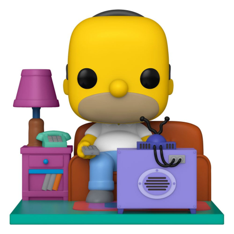 Collectibles - Simpsons POP! Deluxe Vinyl Figure Homer Watching TV 18 cm