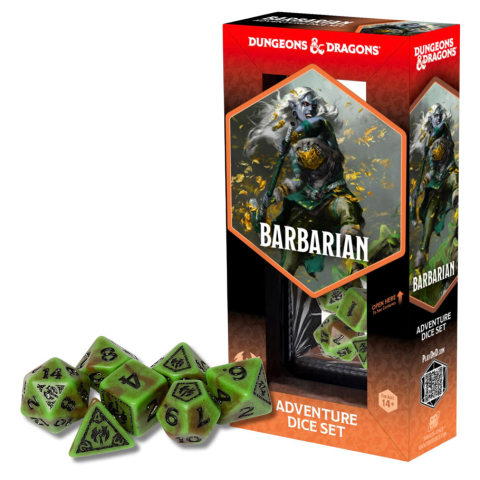 Dungeons and Dragons - Sirius Dice – D&D: Barbarian Dice Set