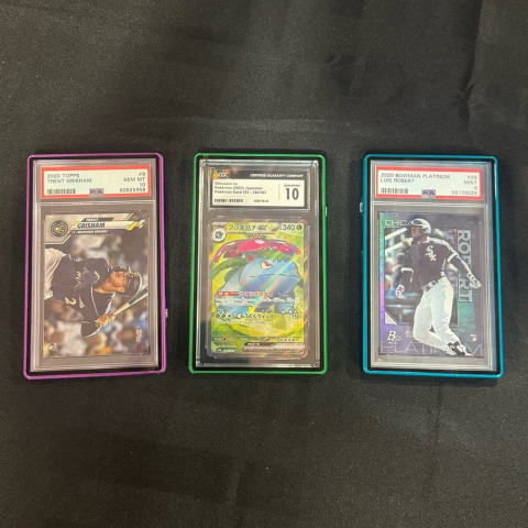 Slab Case Protectors for PSA Graded Cards Yellow [2]