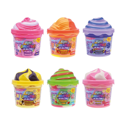 Noutati - Slimy G.O.A.T. Slime Parfumat 100 g cu Decoratiuni
