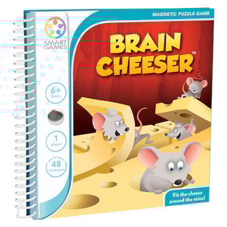 SmartGames Brain Cheeser – Joc de logica magnetic cu 48 de provocari Smart Games - SmartGames Brain Cheeser – Joc de logica magnetic cu 48 de provocari