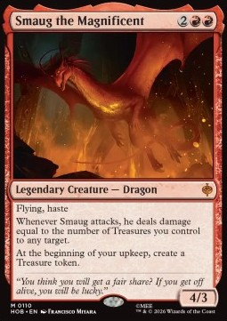 Singles Trading Card Games - Smaug the Magnificent The Hobbit - Singles 110 FOILED