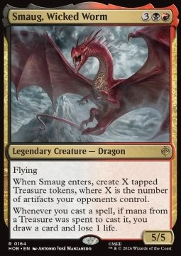 Singles Trading Card Games - Smaug, Wicked Worm The Hobbit - Singles 164