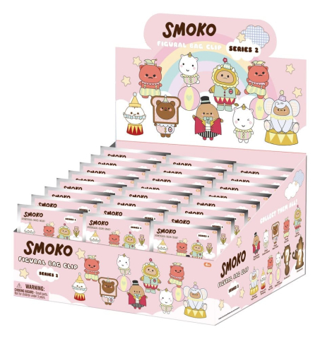 Smoko 3D PVC Bag Clips Series 2 Display (24) [2]