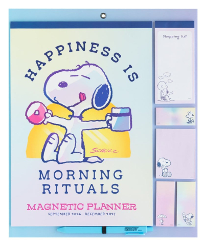 PRECOMENZI - Snoopy Magnetic Planner 2026/27 30 x 35 cm