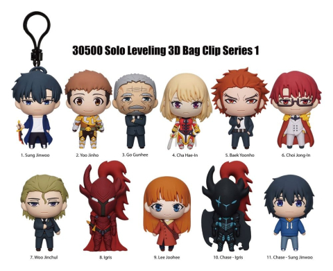 Solo Leveling 3D PVC Bag Clips Series 1 Blind Bag Display (24) [1]