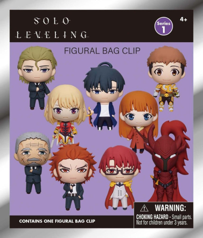 PRECOMENZI - Solo Leveling 3D PVC Bag Clips Series 1 Blind Bag Display (24)