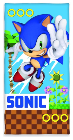 PRECOMENZI - Sonic Beach Towel Sonic 70 x 140 cm