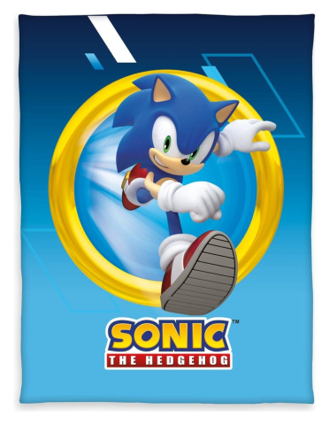 PRECOMENZI - Sonic Fleece Blanket Sonic 130 x 170 cm