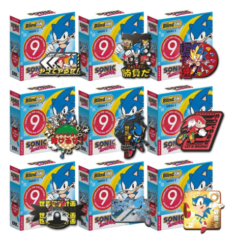 PRECOMENZI - Sonic Mystery Pins Series 2 Blind Box Display (24)
