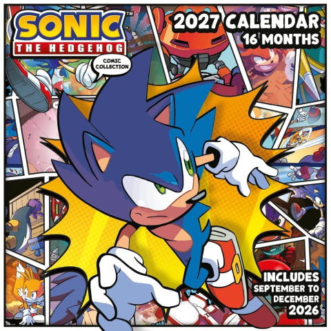 Casa si Cadouri - Sonic the Hedgehog (2027) Square Calendar 30 x 30 cm